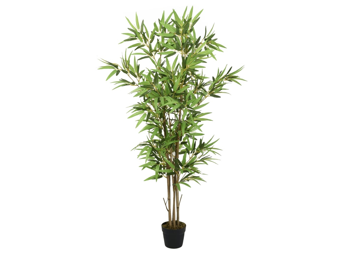 Árbol de bambú artificial de 828 hojas, 150 cm, verde, DKD HOME DECOR