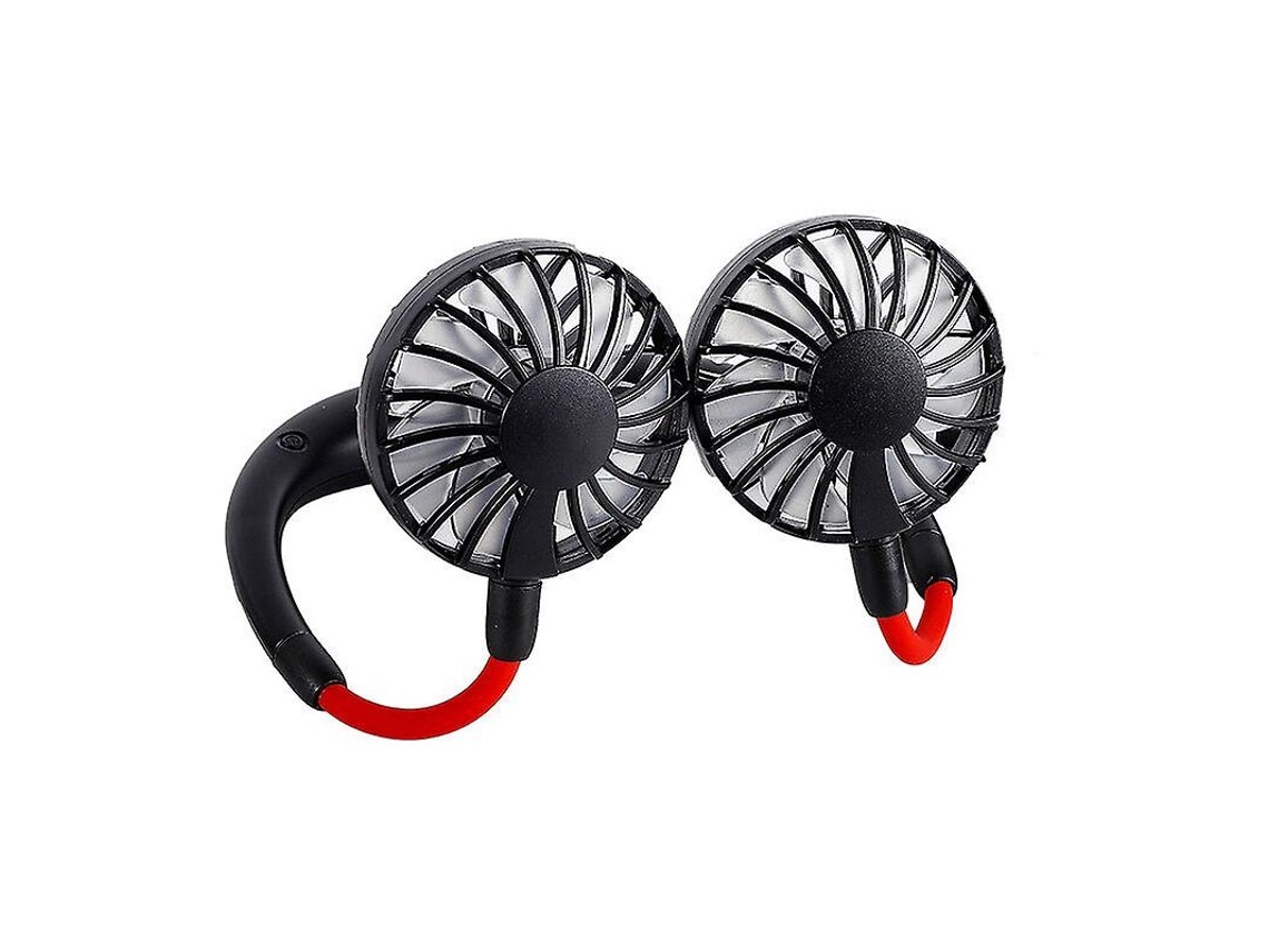 Rebe-ventilador Portátil Para Cuello Inalámbrico Con 3 Velocidades Recargable Usb Mini Ventilador De Mano Verano