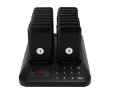Sistema de buscapersonas para restaurante (16 unidades, 100-240 V), ideal para diversas ubicaciones