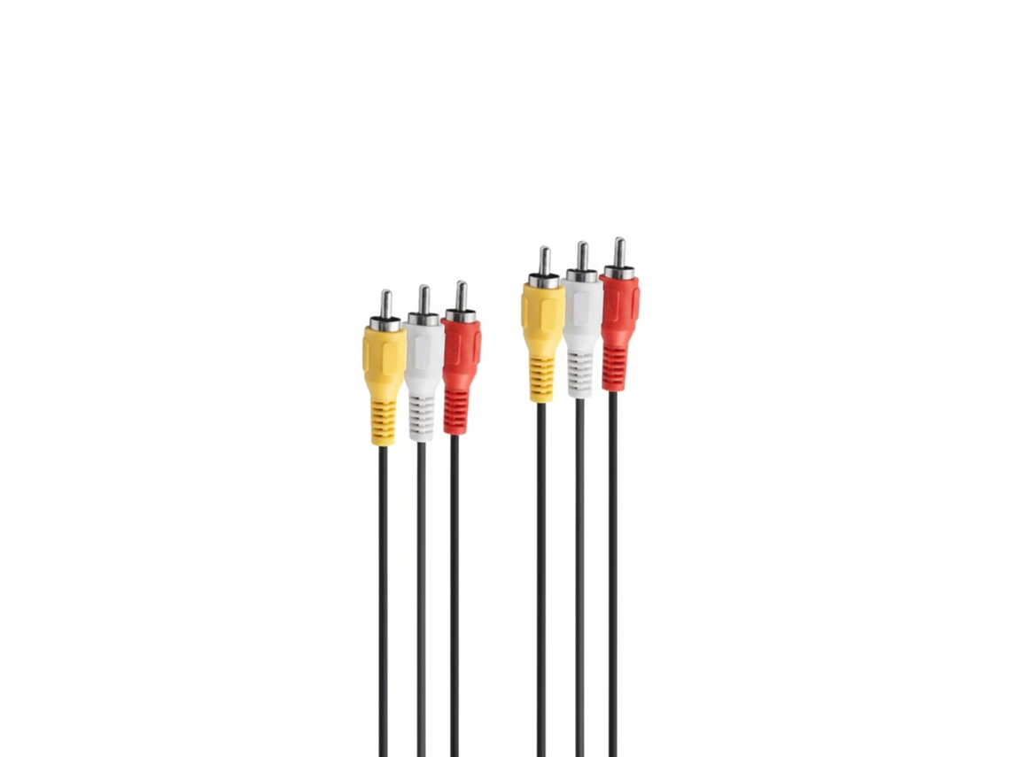 Cabo 3 Rca Para 3 Rca De 3m Xin Yue 8756 Preto