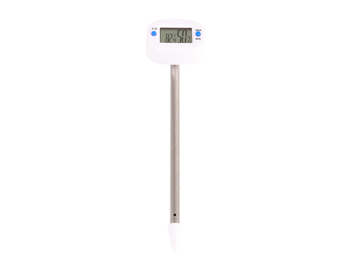 Termómetro digital para suelo con clasificación de humedad IP68, medidor de suelo preciso para plantas.