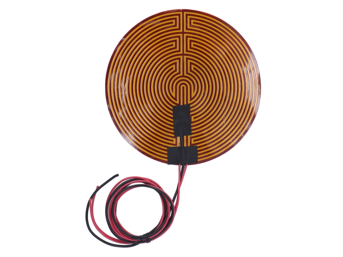 Película calefactora Pi de 220 mm de diámetro con calentamiento rápido de 180 W y 24 V para impresora 3D