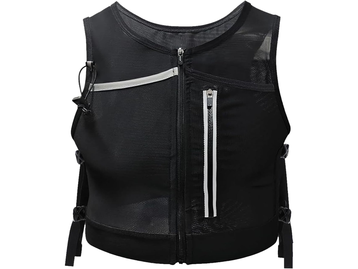 Chaleco De Running Para Mujer Mochila De Pecho Para Acampar, Chaleco De Hidratación Ajustable Y Ver