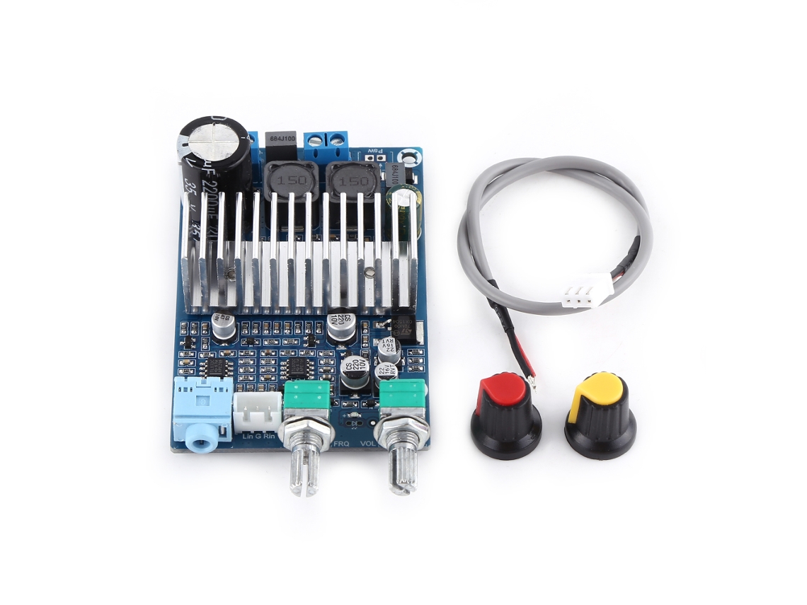 Placa De Amplificador Digital De Subwoofer Tpa3116 100w Salida De Bajo Dc12-24v