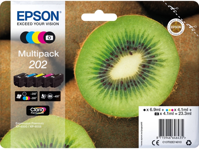 Pack de cartuchos de tinta EPSON 202 - C13T02E74010