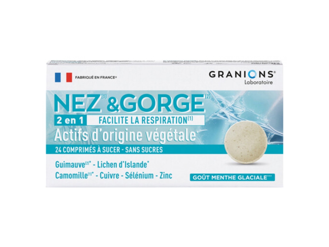 Granions Succión Nariz y Garganta 24 GRANIONS Comprimidos