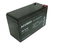 Bateria 12v 9ah Vrla Av9 12 T2 Acumax Emu