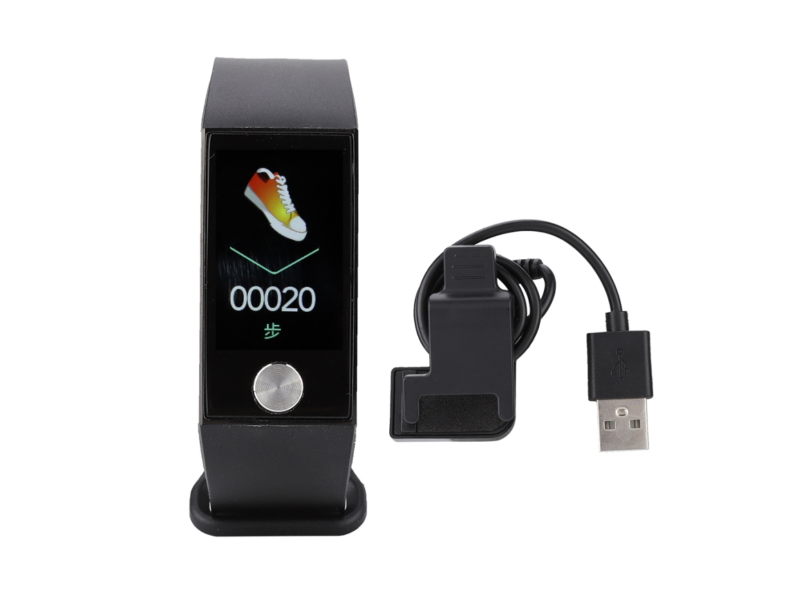 Pulsera Deportiva Inteligente Con Pantalla De 1,14 Pulgadas, Monitor De Frecuencia Cardíaca Y Presión Arterial.