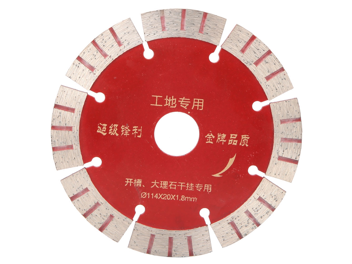 Hoja De Sierra Diamante Marble Cutting Disc 114mm*20mm*1.8mm For Angular Grinder