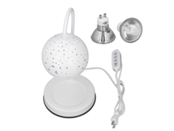 2026-calentador De Velas Con Temporizador Y Dimmer 2 Bombillas 35w 3 Programaciones Lámpara Eléctrica Para Dormitorio Y Sala De Estar