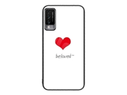 Red Heart26-27 For Huawei Maimang 10 Colorful Painted Glass Phone Case