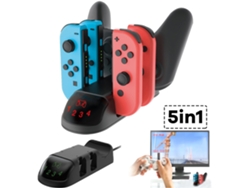 Dockstation SAMURIIRON 5 en 1 para para Nintendo Switch Joy-con y Pro Controller
