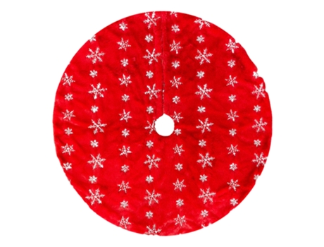 Falda de árbol de Navidad elegante falda de árbol y falda de árbol suave con copos de nieve con lentejuelas (estilo 3)