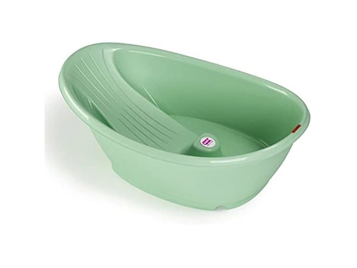 OKBABY Bella la Acogedora Bañera para Bañar Recién Nacidos de 0 a 12 Meses Verde