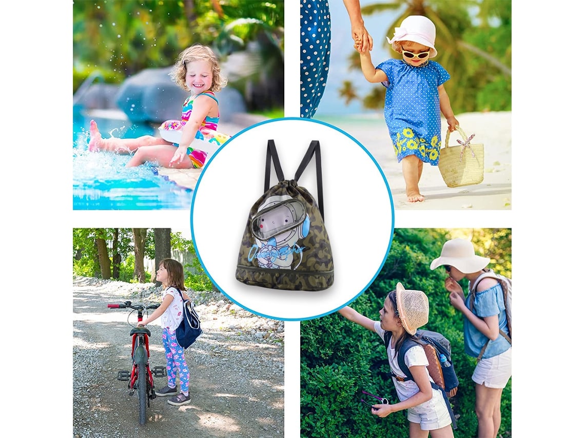 Mochilas De Natacion Geoyien Bolsa Piscina, Mochila Cuerdas, Bolsa