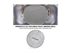 2026-protector Anti-salpicaduras Acero Inoxidable Reutilizable Para Ninja Foodi Ig651 Accesorios Parrilla Interior