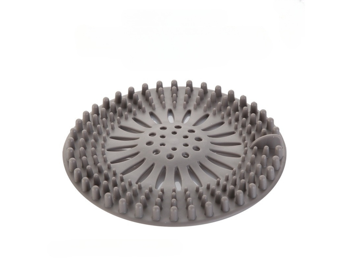 Tapón de silicona gris, filtro antivirus y antiobstrucción para ducha/cocina – Tommy01