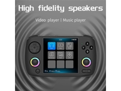 Consola De Juegos Portátil Retro Rg Cubexx Con Joystick Rgb De 32 Gb Y 128 Gb, Compatible Con Wi-fi Y Bluetooth, Color Negro