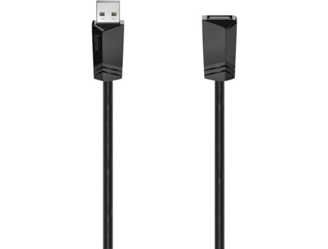 Cable de Usb HAMA Usb 2.0 Usb-A Fêmea Usb-A Macho 3,00 M 00200620 Negro
