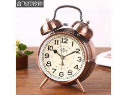 Alarme de Relógio de Secretária Vintage Silencioso com Luz Nocturna Relógio Despertador 