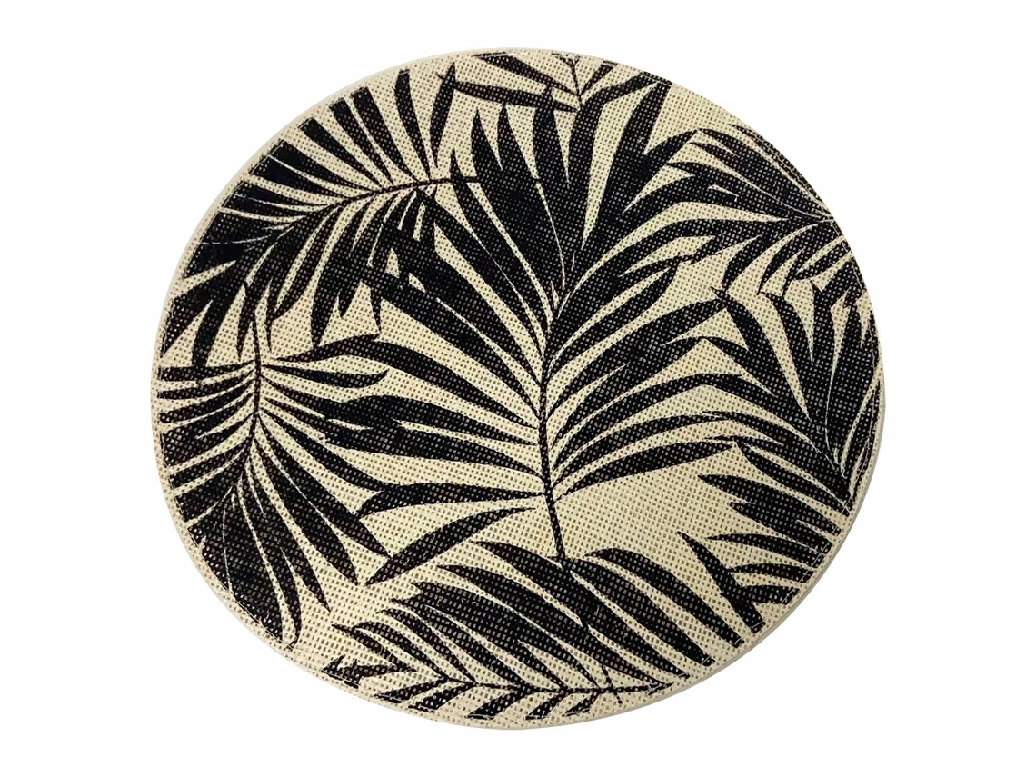 Salvamantel SIGNES GRIMALT Hojas Negro 38x0,1x38 cm