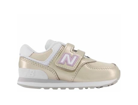Zapatillas Deportivas NEW BALANCE 574 Para bebés (Dorado - Material Sintético, Tejido -25,5)