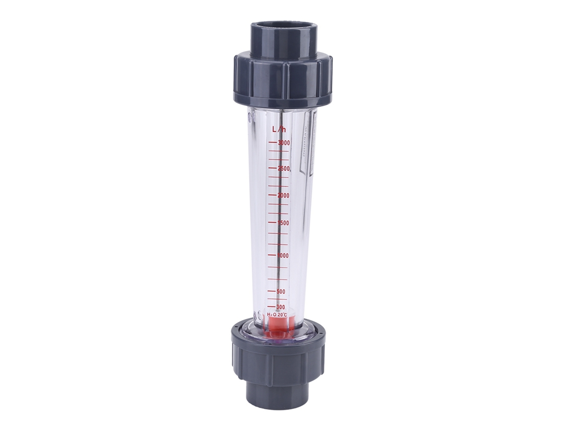 Rotámetro De Plástico Lzs-25 Para Medición De Flujo De Agua, 300-3000 L/h.