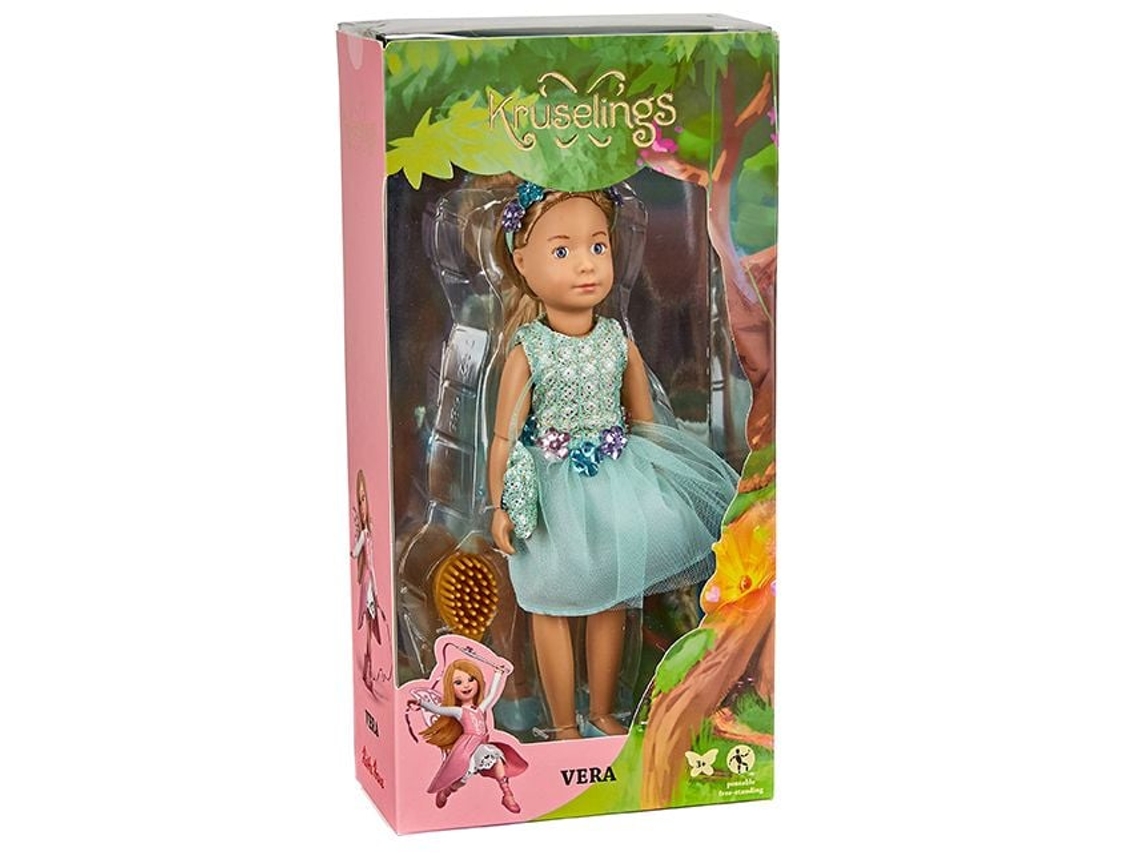 Muñeca Kruselings Vera Party Time con accesorios y vestido floral