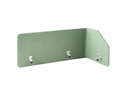 Mampara de oficina plegable BELIANI en Fieltro Pet Green 120x1x50