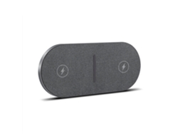 Base De Carga Inalámbrica Dual De 20 W, Estación De Carga 2 En 1 Para Iphone Y Samsung (negro)