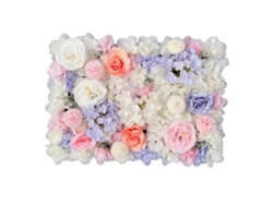 Pared De Flores Artificiales, Rosas De Seda, Puerta Floral Para Bodas, Plantas Artificiales, Decoración De Pared De Fondo, Decoración