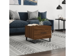 Mesa de centro HARLANV1 con madera de roble marrón (50x50x40 cm)