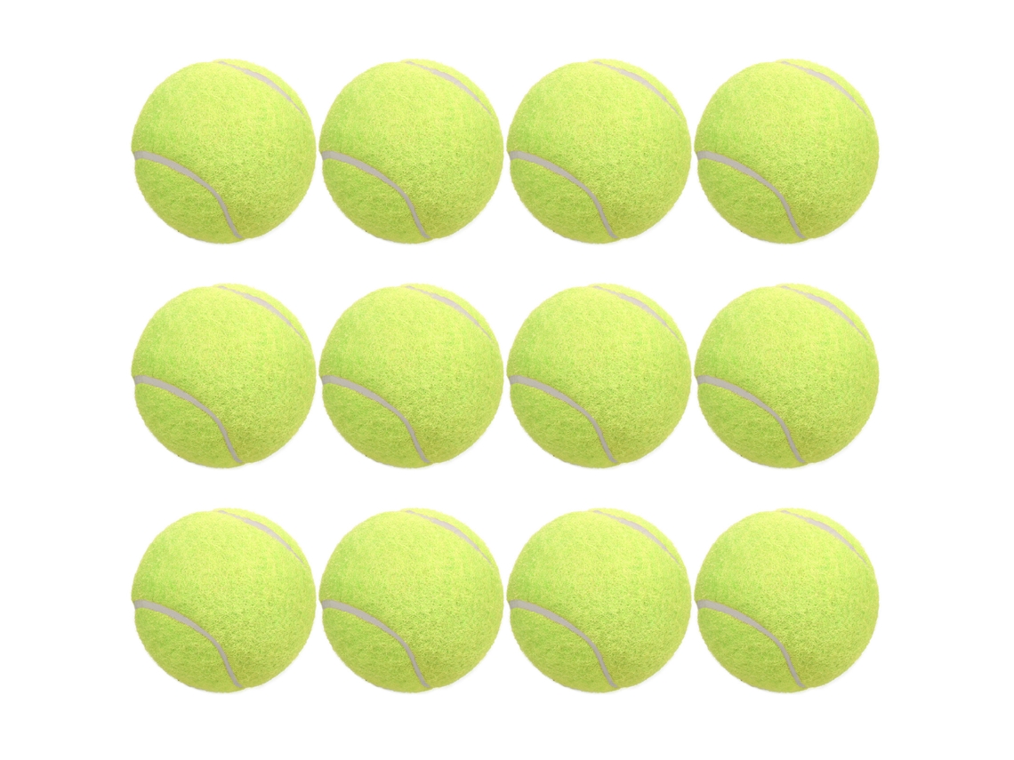 Paquete De 12 Pelotas De Tenis Para Entrenamiento Y Combinación Con Presión Constante.
