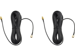 2 Piezas De Cables De Extensión De Cable Coaxial Sma Macho De 20 M Para Antena De Enrutador Wifi, Chapados En Cobre O