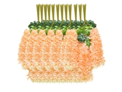 12 flores artificiales de glicina para decoración de bodas y fiestas. KOFIHETY