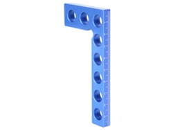 Regla Rectangular De 90 Grados Para Carpintería, Herramienta De Posicionamiento Métrico De 0 A 100 Mm, Azul.