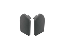 Perfil de peldaño de escalera Renoplast® V Led para pisos de resina, gris, perfil de borde de escalera