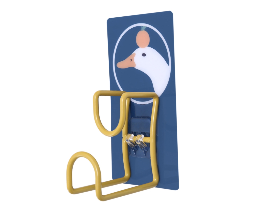 Gancho Multifuncional Para Lavabo De Baño Con Diseño De Pato De Dibujos Animados Para Almacenamiento