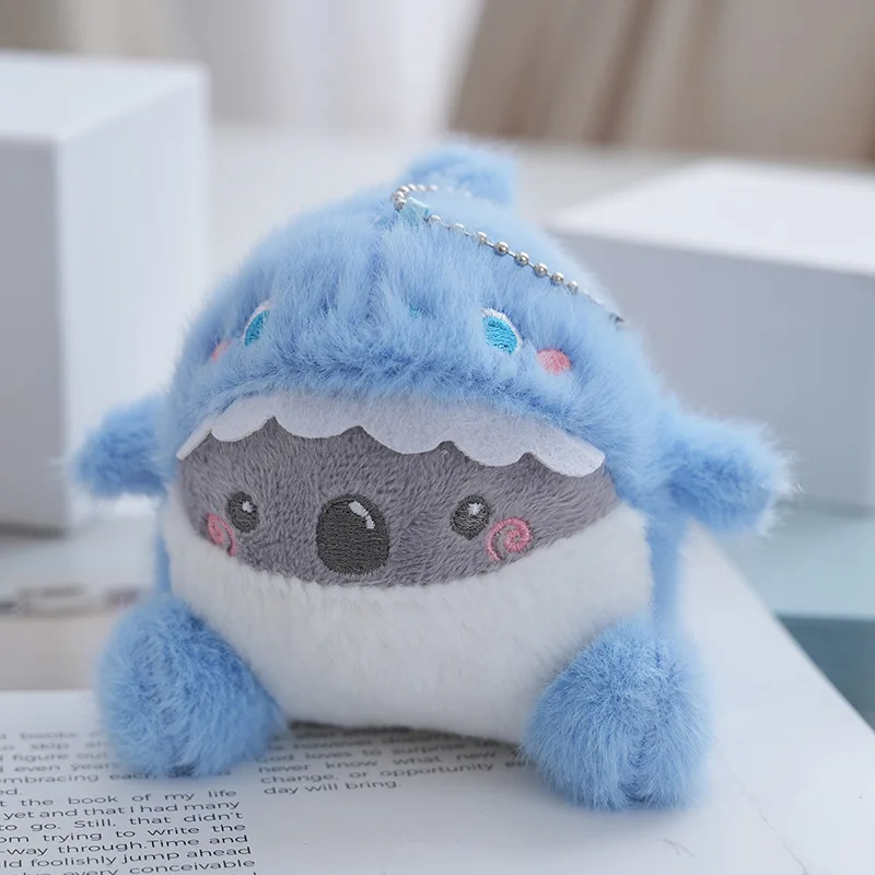 (azul) Chaveiro De Pelúcia Baby Shark De 12 Cm