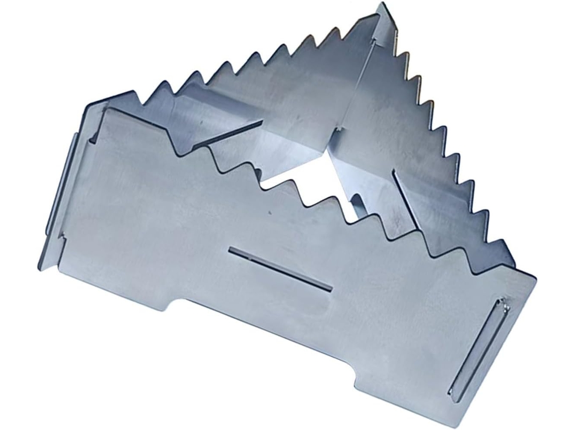 Soporte Desmontable Para Hornillo De Alcohol De Camping - Fabricado En Acero Inoxidable