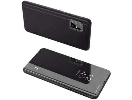 Carcasa Samsung Galaxy M31S LMOBILE Clear View Negro