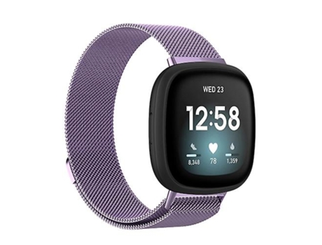Correa para Fitbit Versa 3 / Fitbit Magnetic Milano Watch Band Púrpura Claro VENISYMLIS