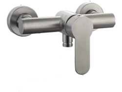 Grifo De Ducha De Acero Inoxidable Para Pared Con Palanca Individual Para Agua Fría Y Caliente