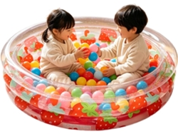 Piscina Inflable Infantil – Piscina Redonda Flotante, Bonita, De Plástico Pvc Duradero,, Pequeña, Inflable Para Uso En