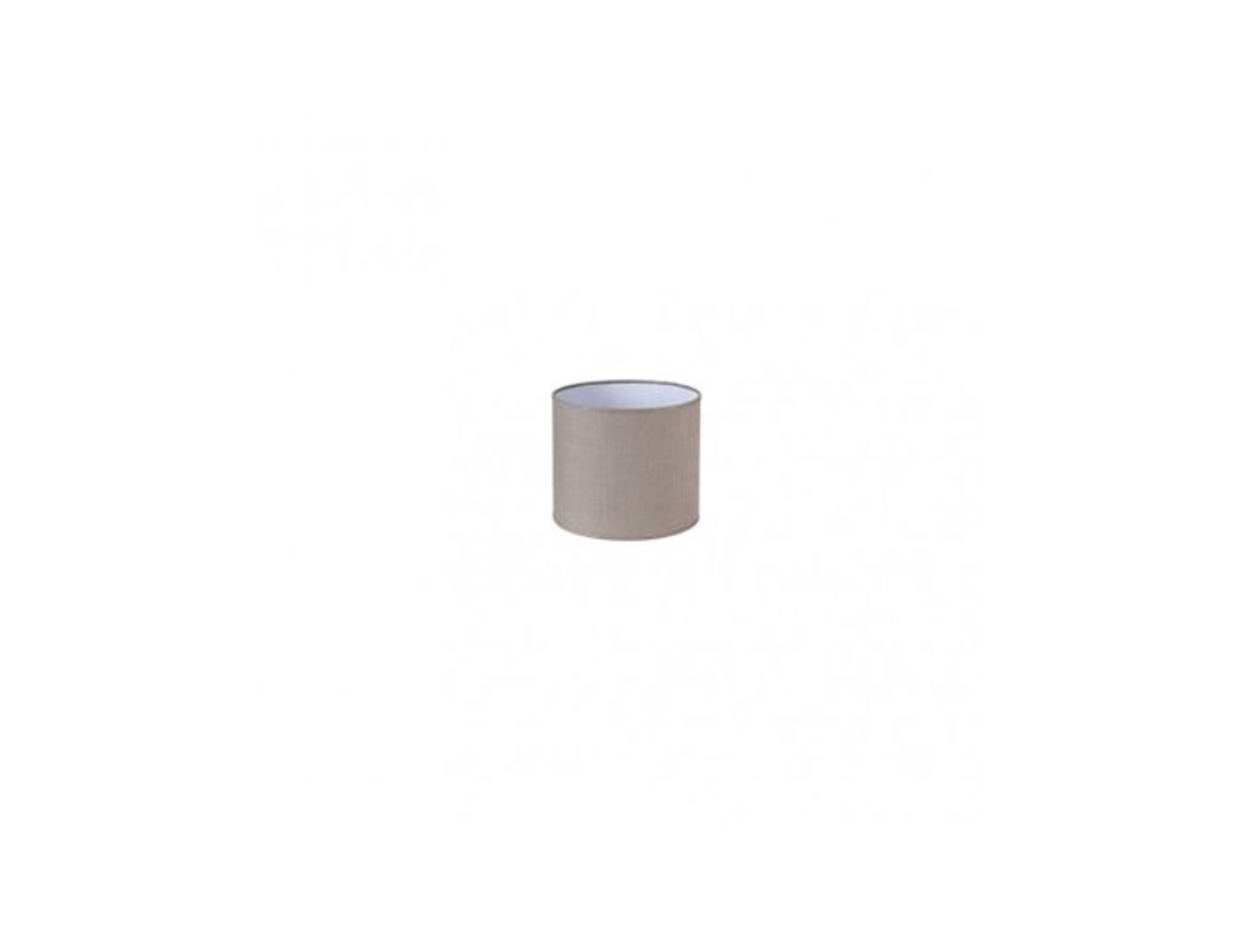 Pantalla Cilindrica Happy Pinza Lino Gris 14dx14dx13h