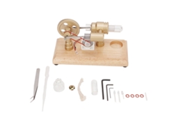 Modelo De Motor Stirling Con Led Multicolor, Material De Aluminio, Juguete Educativo, Máquina Cnc.
