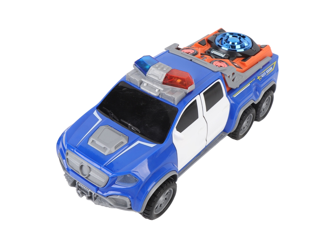 Dan26-coche Juguete Con Luz Y Sonido Giratorio 360 Grados Puerta Automática Abrible Powered Por Batería Para Niños