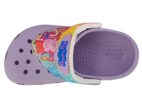 Zuecos Niña CROCS (24/25 - Sintético - Morado)