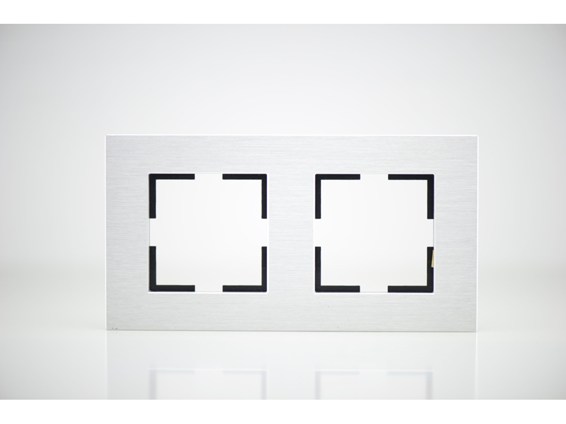 Placa de acabado de Alu Metal 2 postes 84x159x10 mm