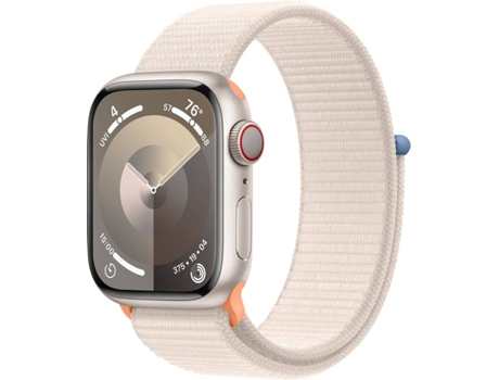 APPLE Watch Series 9 GPS+Cellular 41 mm Blanco Estrella con Loop Deportiva Blanco Estrella